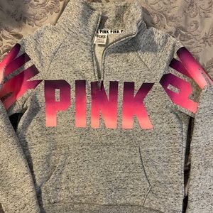 Ombré PINK half-zip
